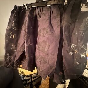 Promesa Dark Textured Bubble Skirt